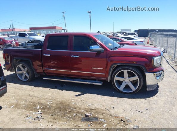 3GTP1NEC5GG188628 2016 GMC SIERRA Maroon Вид задньої частини салону