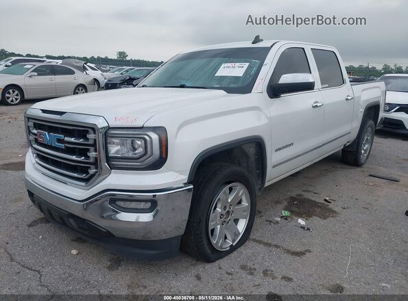 3GTP1NECXHG490918 2017 GMC SIERRA White წინა მარცხენა ხედი სამი მეოთხედიდან