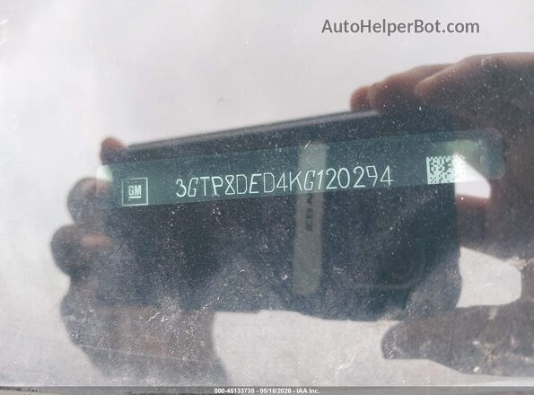 3GTP8DED4KG120294 2019 GMC SIERRA Серый Вид подкапотного пространства