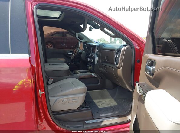 3GTP8DED6LG297978 2020 GMC SIERRA Burgundy Widok wnętrza z przodu