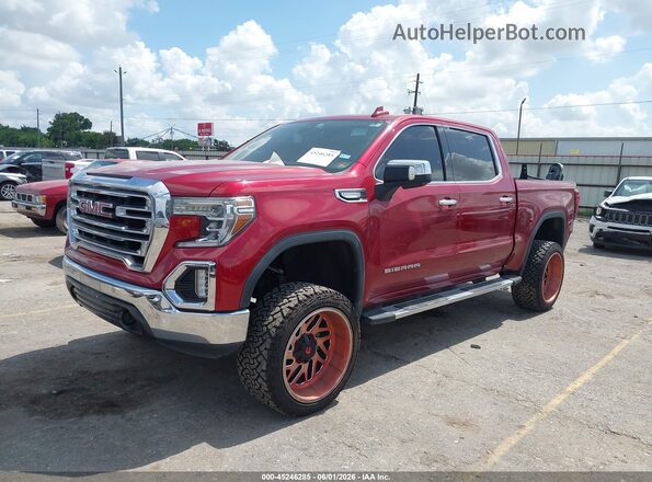 3GTP8DED6LG297978 2020 GMC SIERRA Burgundy Przód lewy
