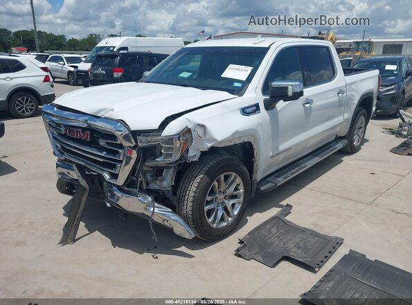 3GTP8DED7LG366323 2020 GMC SIERRA White Առջևի ձախ երեք քառորդ տեսարան