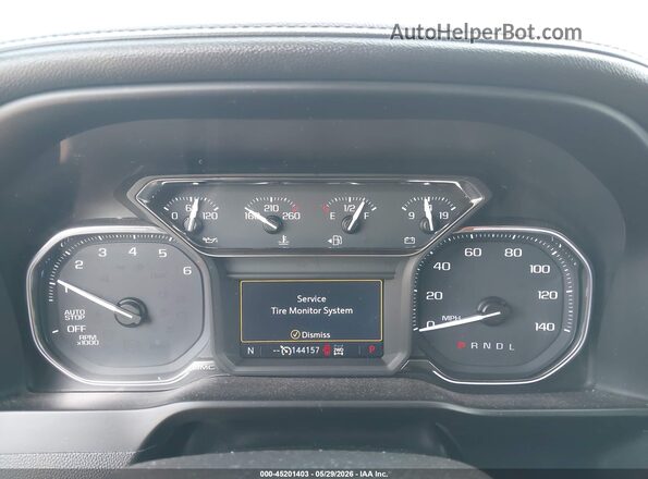 3GTP9EED3KG185544 2019 GMC SIERRA Gray Rear seats view