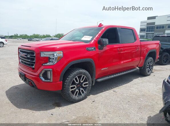 3GTP9EED5MG310692 2021 GMC SIERRA Red წინა მარცხენა ხედი სამი მეოთხედიდან