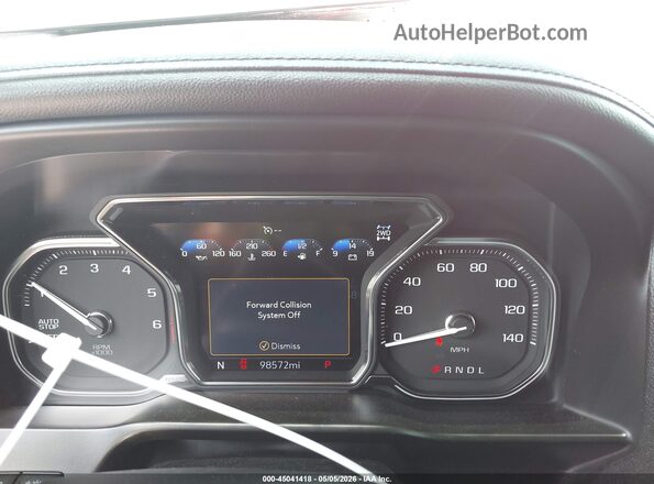 3GTP9EED5MG310692 2021 GMC SIERRA Red უკანა სავარძლების ხედი