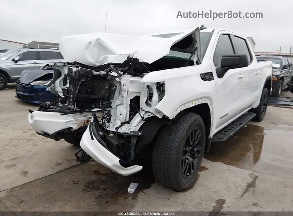 3GTPHCEK2RG396864 2024 GMC SIERRA White Առջևի ձախ երեք քառորդ տեսարան