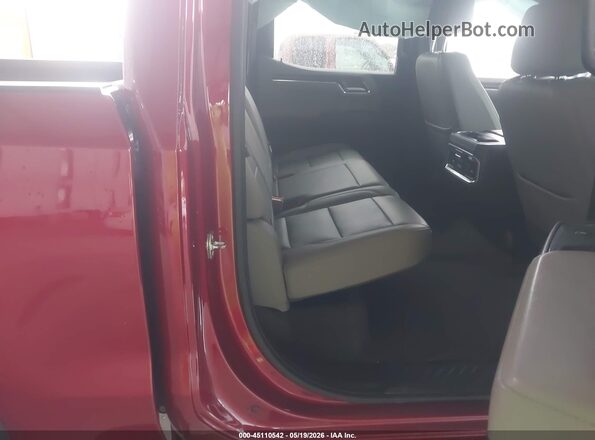 3GTPHDED8PG195541 2023 GMC SIERRA Burgundy VIN კოდის სტიკერის ხედი