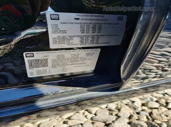 3GTPUCEK3RG144231 2024 GMC SIERRA Black Engine compartment view