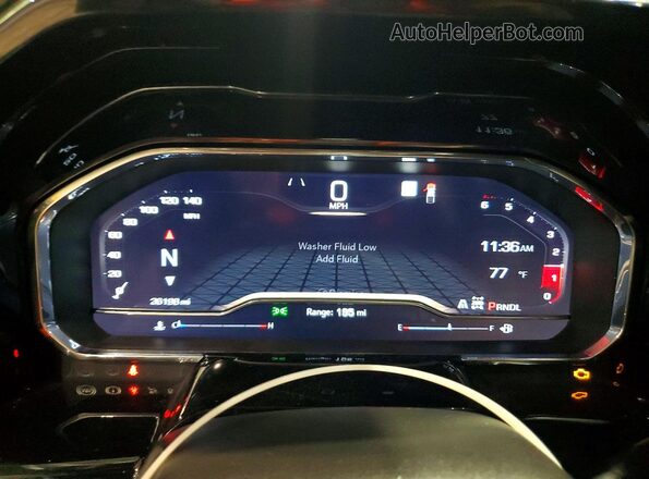 3GTPUCEK6NG691228 2022 GMC SIERRA Blue Vista del cuadro de instrumentos