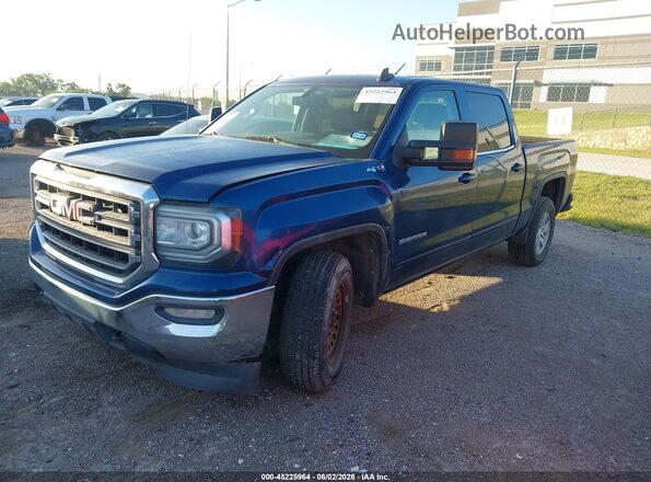 3GTU2MECXGG156526 2016 GMC SIERRA Синий Передняя левая четверть