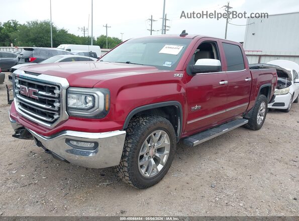 3GTU2NEC0JG244935 2018 GMC SIERRA Red Przód lewy