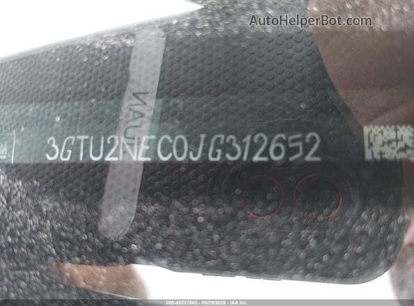 3GTU2NEC0JG312652 2018 GMC SIERRA Green 