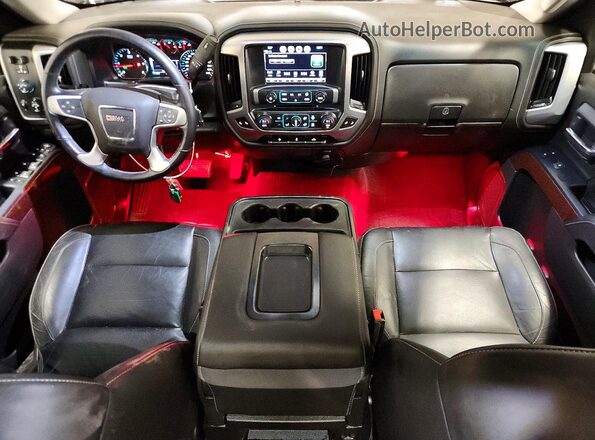 3GTU2NEC1JG475360 2018 GMC SIERRA Черный Вид панели приборов