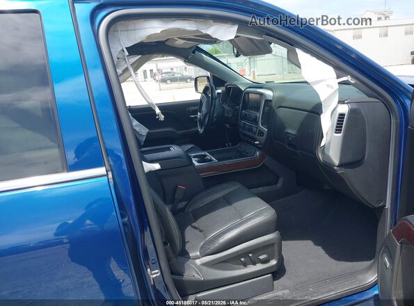 3GTU2NEC2JG546419 2018 GMC SIERRA Blue Вид салону спереду