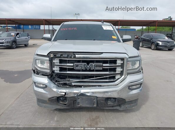 3GTU2NEC2JG626934 2018 GMC SIERRA Серебряный Вид щитка приборов