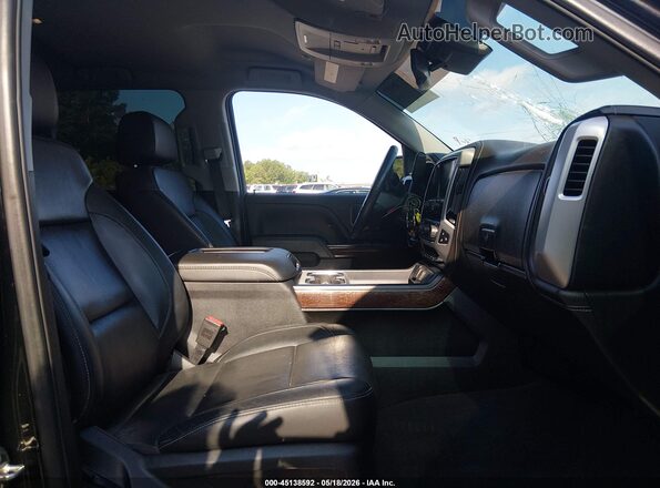 3GTU2NEC4JG493061 2018 GMC SIERRA Черный Вид салона спереди