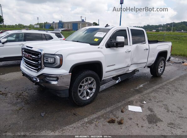 3GTU2NEC7GG143240 2016 GMC SIERRA White Առջևի ձախ երեք քառորդ տեսարան