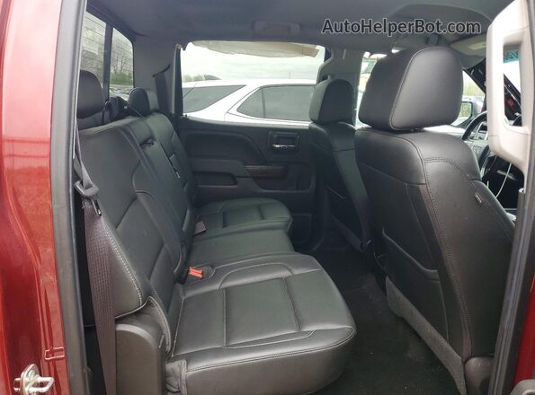 3GTU2NECXGG307354 2016 GMC SIERRA Maroon Widok tylnych siedzeń