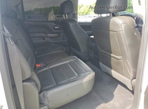 3GTU2PEC1JG516436 2018 GMC SIERRA White Rear seats view