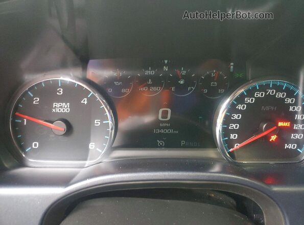 3GTU2PEC1JG516436 2018 GMC SIERRA White Instrument cluster view