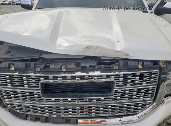 3GTU2PEC1JG516436 2018 GMC SIERRA White Rear interior view