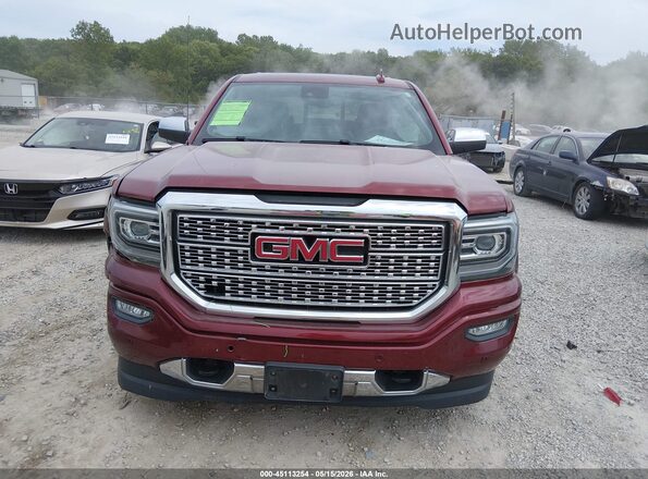 3GTU2PEC2HG409101 2017 GMC SIERRA Red ხელსაწყოთა პანელის ხედი
