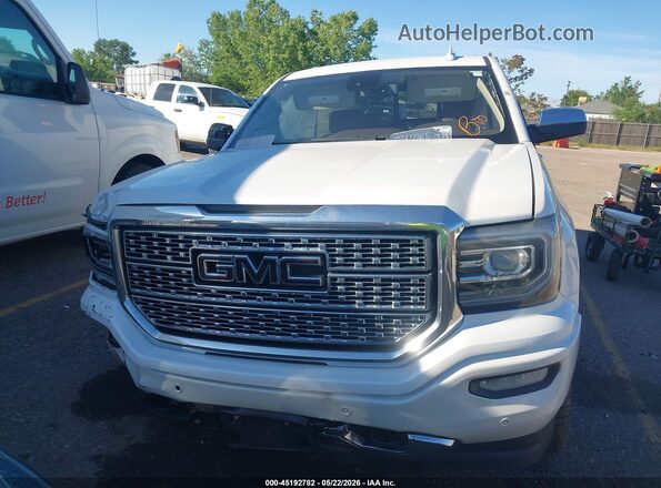 3GTU2PEC3HG160842 2017 GMC SIERRA White Вид щитка приладів