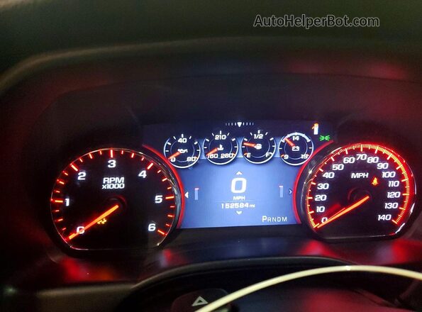 3GTU2PEJ3GG259741 2016 GMC SIERRA Black Вид щитка приладів