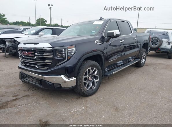 3GTUUDED0RG129549 2024 GMC SIERRA Black წინა მარცხენა ხედი სამი მეოთხედიდან