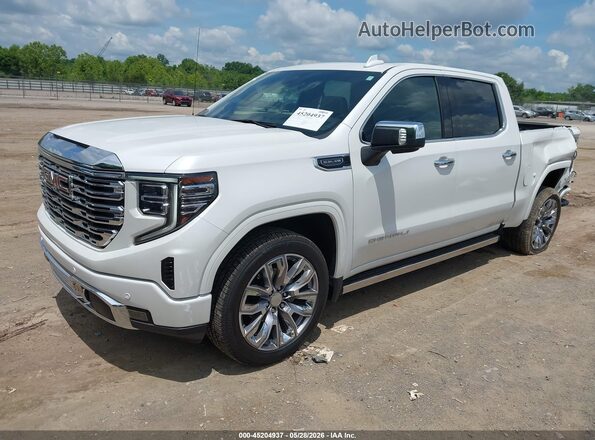 3GTUUGED4NG679087 2022 GMC SIERRA White წინა მარცხენა ხედი სამი მეოთხედიდან