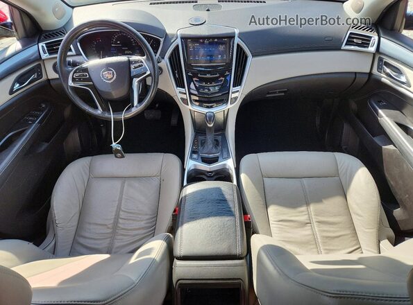3GYFNAE32GS585228 2016 CADILLAC SRX Red Вид панелі приладів