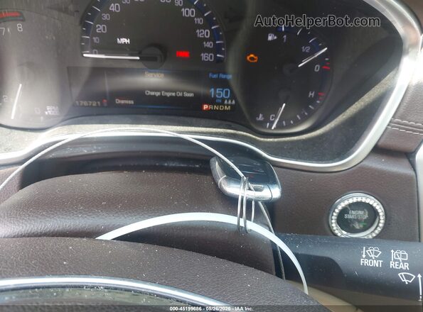 3GYFNBE32GS558939 2016 CADILLAC SRX Белый Вид панели приборов