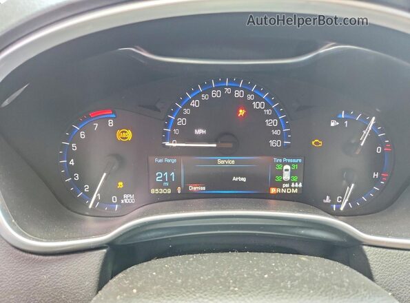 3GYFNBE35GS523327 2016 CADILLAC SRX Gray 
