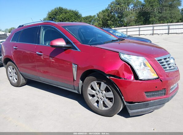 3GYFNBE38GS578225 2016 CADILLAC SRX Red Rear interior view