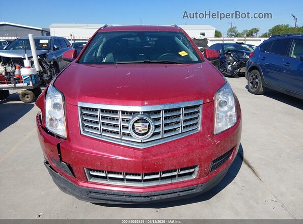 3GYFNBE38GS578225 2016 CADILLAC SRX Red Instrument cluster view