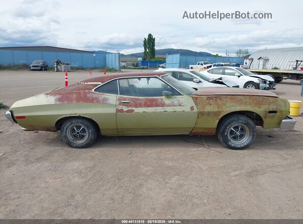 3H35Q199352       1973 FORD GRAN TORINO Зеленый Вид задней части салона