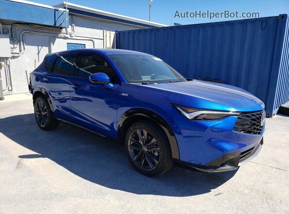 3HDSA1H52SM702153 2025 ACURA ADX Blue Передня права чверть