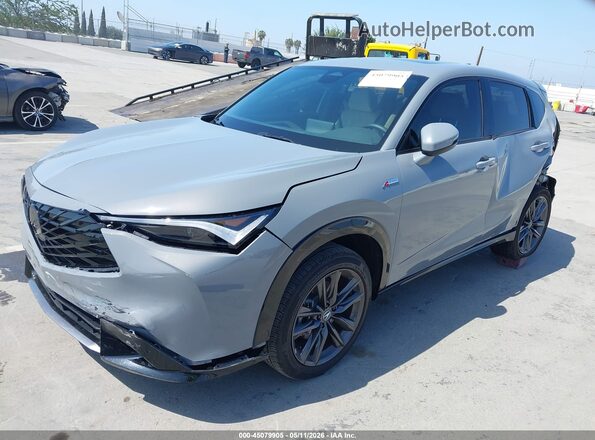 3HDSA1H53SM707376 2025 ACURA ADX Gray Передня ліва чверть