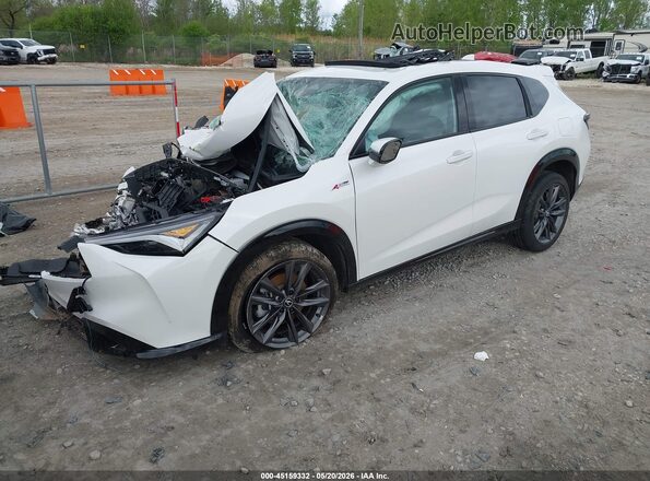 3HDSA2H50SM711598 2025 ACURA ADX White წინა მარცხენა ხედი სამი მეოთხედიდან