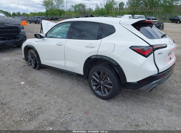 3HDSA2H50SM711598 2025 ACURA ADX White უკანა მარცხენა