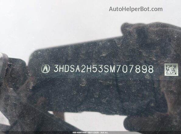 3HDSA2H53SM707898 2025 ACURA ADX Black 