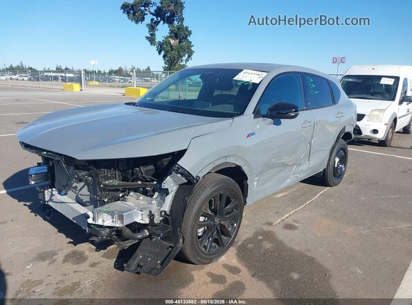3HDSA2H73SM716201 2025 ACURA ADX AWD W/A-SPEC ADV Gray Դիմացի տեսք