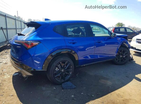 3HDSA2H74SM716899 2025 ACURA ADX Blue უკანა მარჯვენა