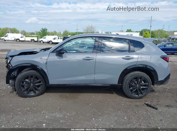 3HDSA2H77SM711678 2025 ACURA ADX Gray Սալոնի 360 աստիճան տեսք