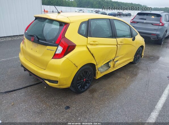 3HGGK5G63JM732462 2018 HONDA FIT Желтый Задняя правая четверть