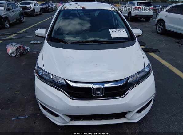 3HGGK5H45JM702831 2018 HONDA FIT White Вид щитка приладів