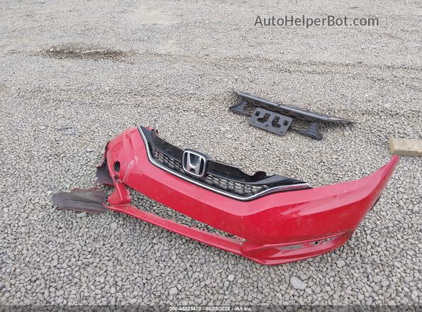 3HGGK5H48JM728145 2018 HONDA FIT Red Widok zestawu wskaźników