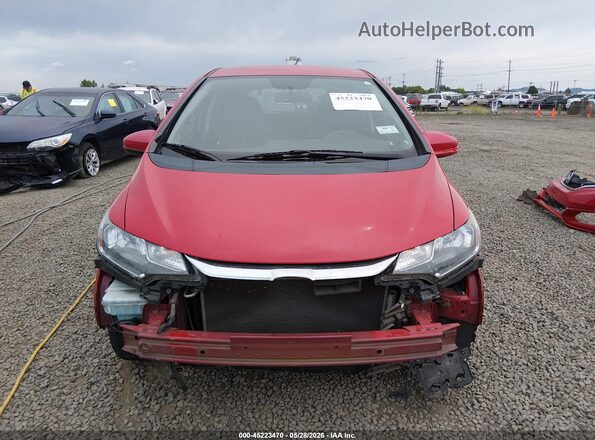 3HGGK5H48JM728145 2018 HONDA FIT Red Widok wnętrza z tyłu