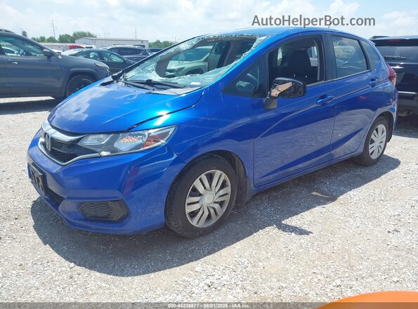 3HGGK5H49JM704341 2018 HONDA FIT Blue Առջևի ձախ երեք քառորդ տեսարան
