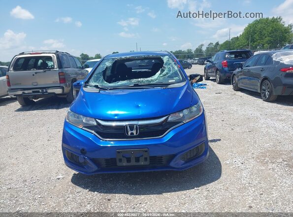 3HGGK5H49JM704341 2018 HONDA FIT Blue Սարքավորումների վահանակի տեսք